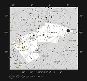 The Carina Nebula in the constellation of Carina