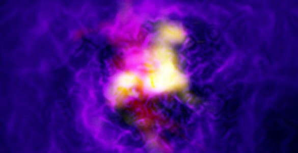 Composite image of Abell 2597