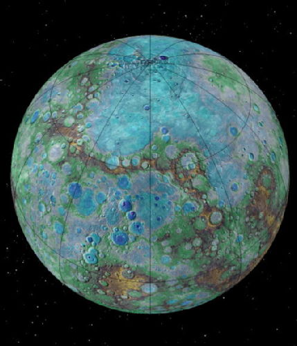Mercury - Image Credit: NASA/JHUAPL/Carnegie Institution of Washington/USGS/Arizona State University mercury
